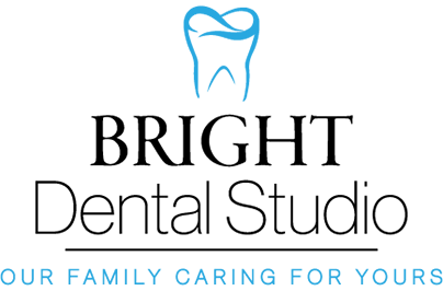 The image features a logo with the text  YOUR FAMILY CARING FOR YOU  and includes an icon of a toothbrush.